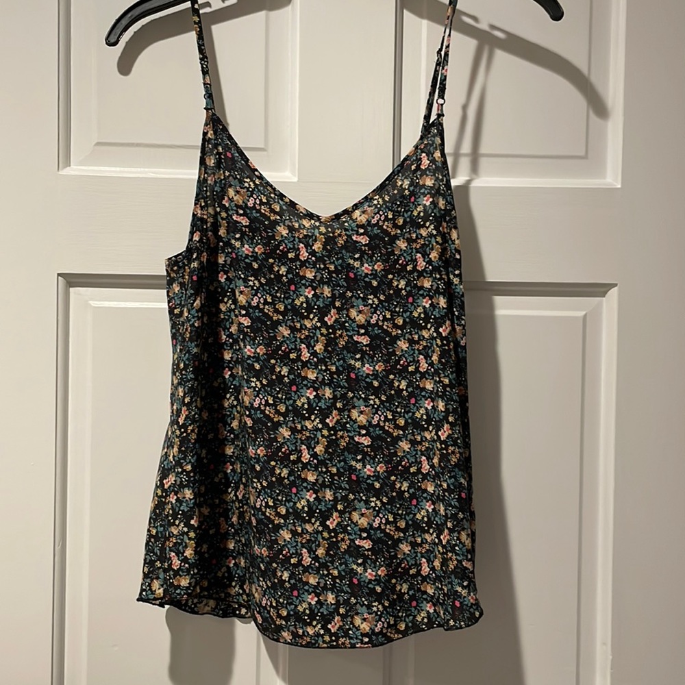 Aritzia Wilfred Silk Floral Camisole